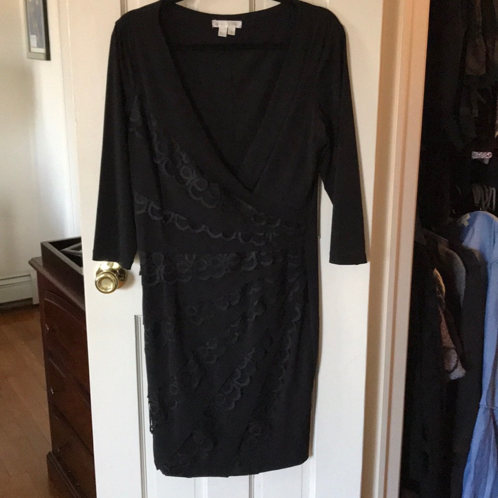 London Times Shirt v neck dress